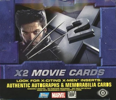 X2: X-Men United wax box