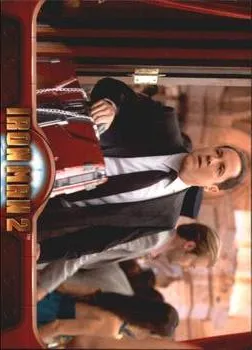 Happy Hogan base set rookie card - #23 Iron Man 2