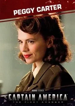 Peggy Carter debut card - Hayley Atwell - Captain America The First Avenger