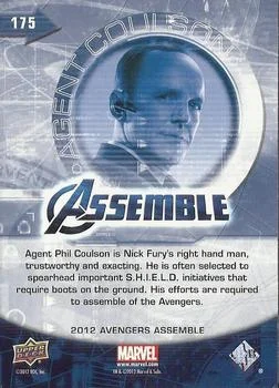 Agent Coulson - Clark Gregg - back
