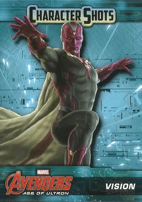 Vision debut card - Paul Bettany - Avengers Age of Ultron