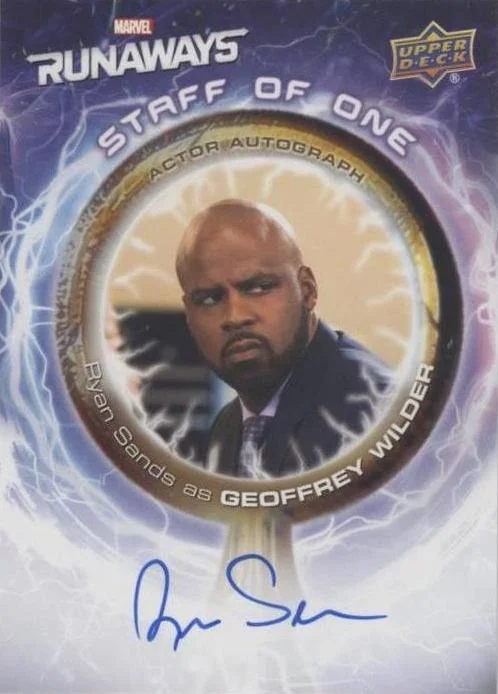 Geoffrey Wilder debut card - Ryan Sands - Runaways
