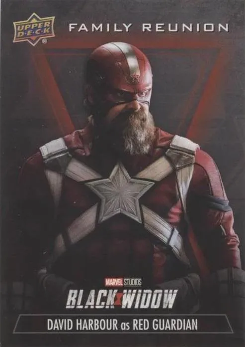 David Harbour as Red Guardian debut card - Black Widow