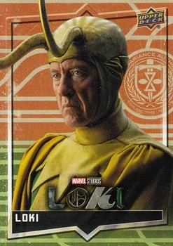 Classic Loki debut card - Richard E. Grant - Marvel Studios 2021