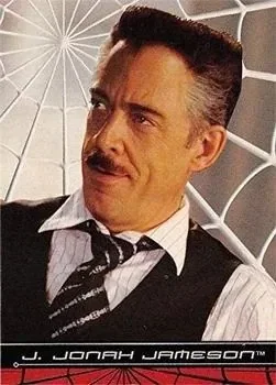 J. Jonah Jameson debut card - J.K. Simmons - Spider-Man
