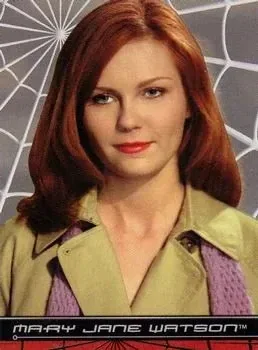 Mary Jane Watson debut card - Kirsten Dunst - Spider-Man