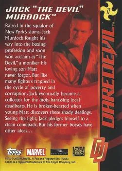 Jack Murdock - David Keith - back