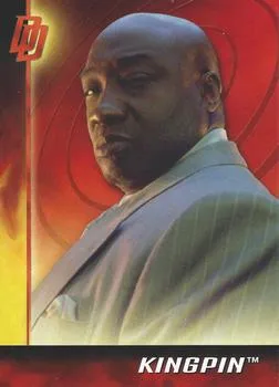 Michael Clarke Duncan as Kingpin best rookie card - Daredevil
