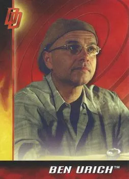 Joe Pantoliano as Ben Urich best rookie card - Daredevil