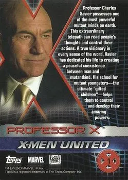 Professor X - Patrick Stewart - back