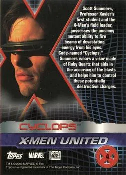 Cyclops - James Marsden - back