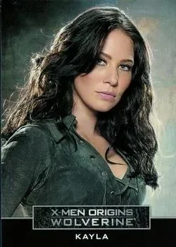 Kayla Silverfox debut card - Lynn Collins - X-Men Origins Wolverine